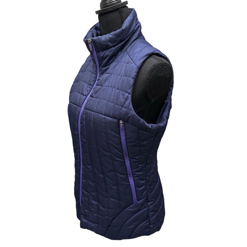 Merrell Womens Size Medium Purple Full Zip Vest Pockets - Picture 4 of 11